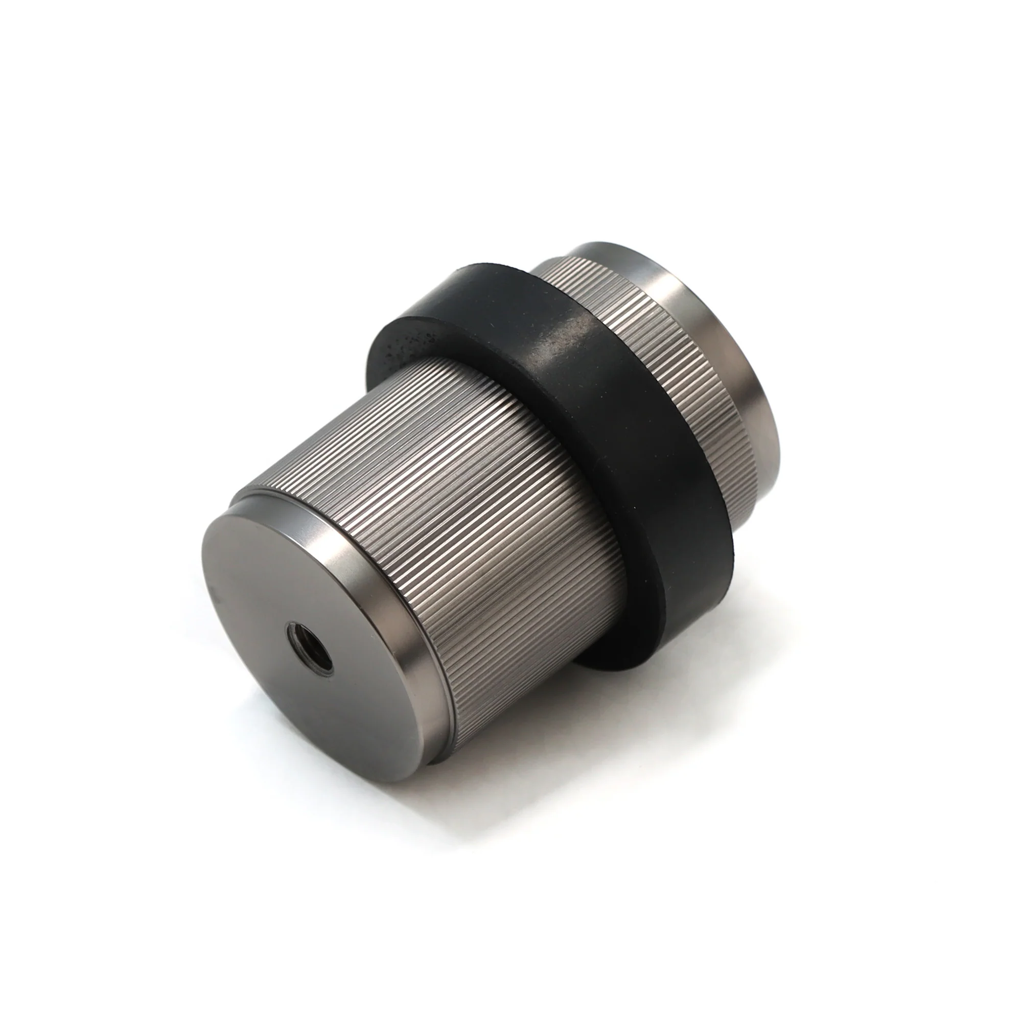 Fluted Round Door Stopper - Gun Metal (123465)